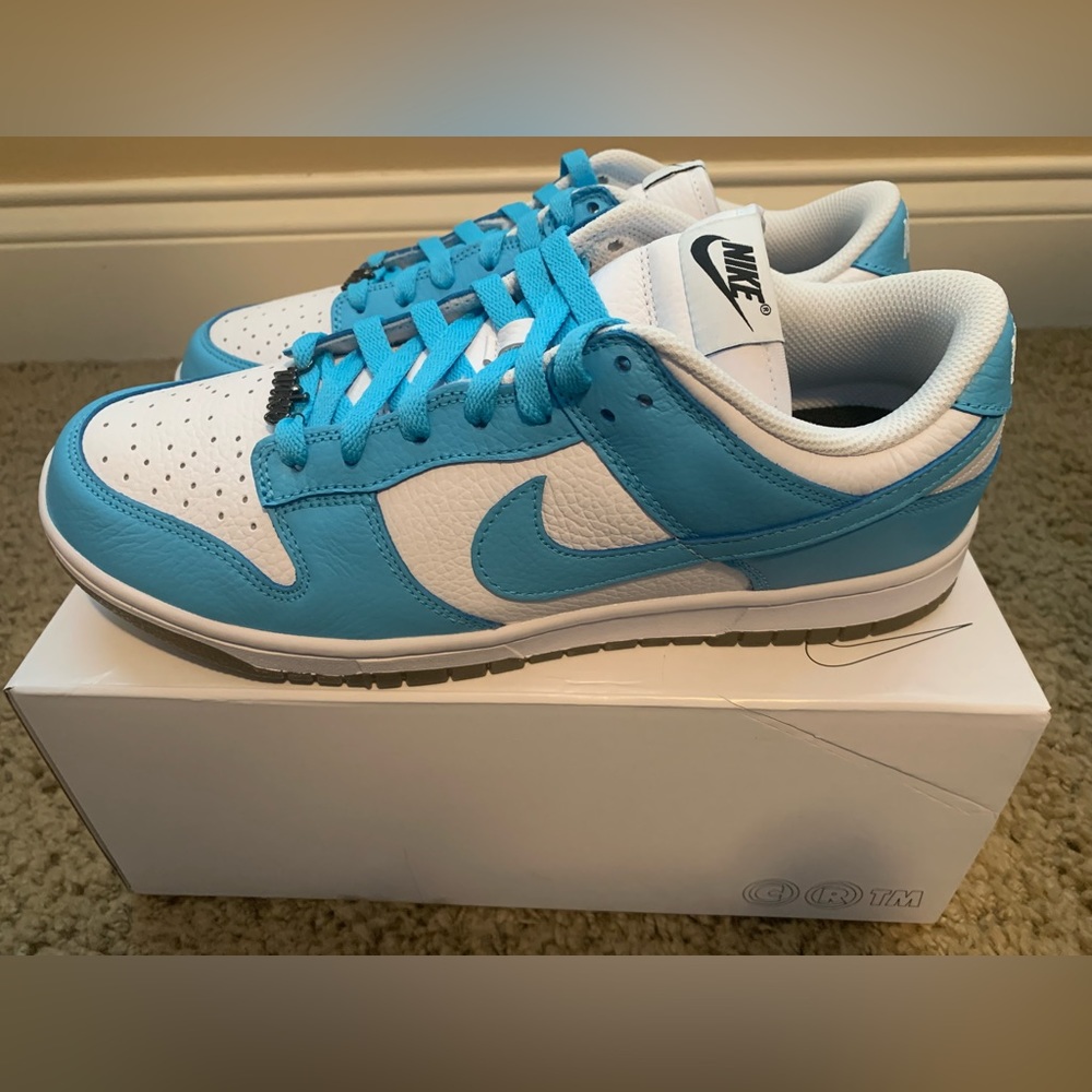 Nike Dunk Mens Sz 10.5 Custom Colorway
UNC like Blue, Gum Sole
New in Box!